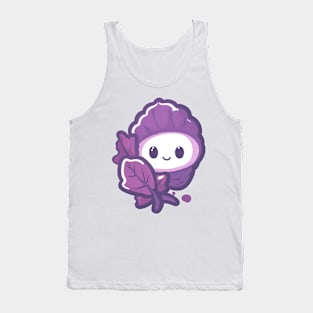 lonely and happy Acorn cute funny graphic illustration design Tank Top